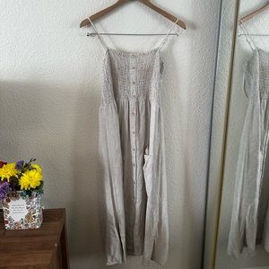 Linen Dress Midi